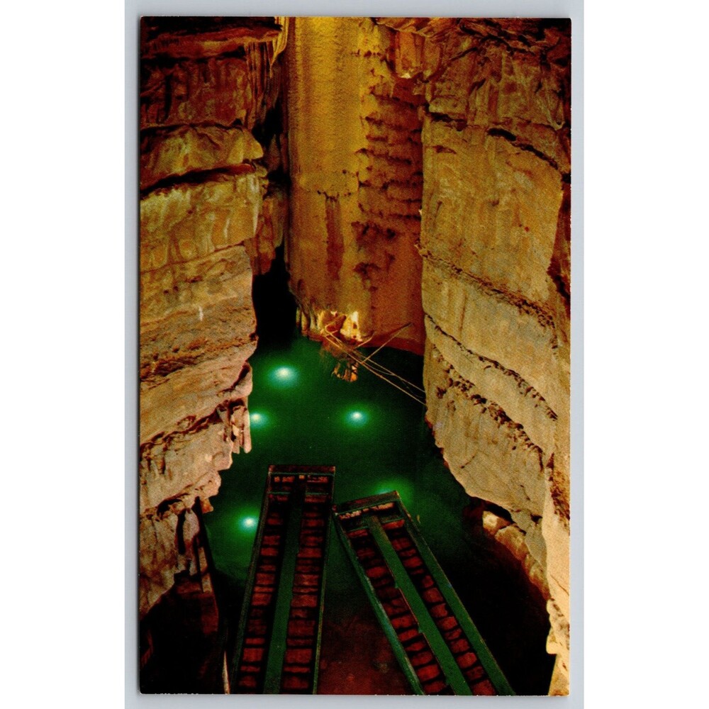 Vintage Postcard Crystal Lake Mammoth Cave National Park Kentucky NPC-9